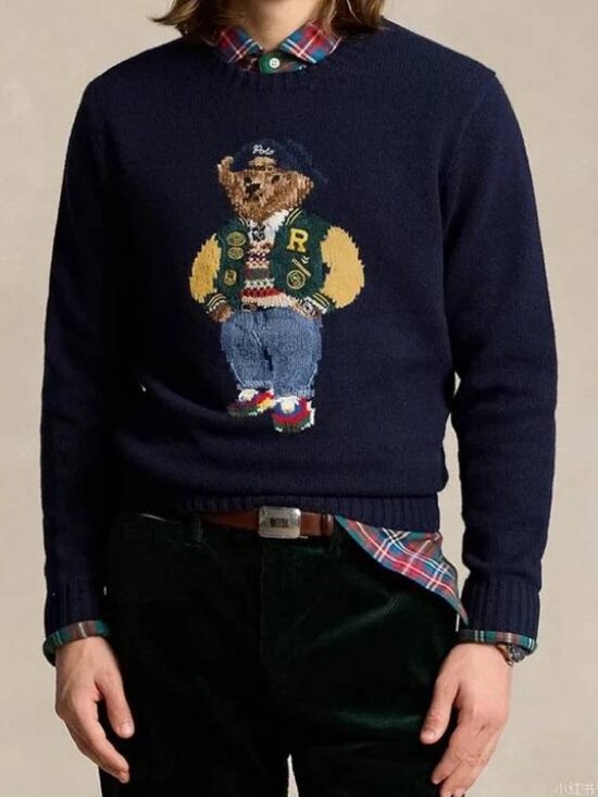 Polo Ralph Lauren Sweaters - Polo Ralph Lauren Iconic Bear Graphic Knit Sweater